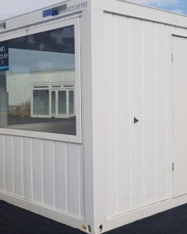 BATIMODULE 20′ Bureau semi vitré + cabine accueil