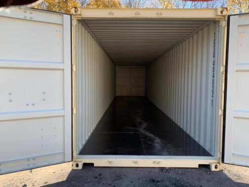 Nuovo container 40 piedi per spedizioni/ deposito Standar a doppia porta - a tenuta di vento e acqua- BEIGE- 40′ x 8′ x 8,5′ di altezza - Image 22