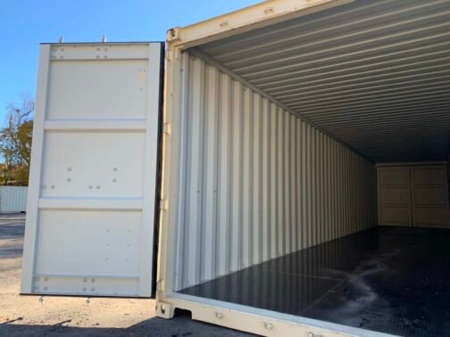 Nuovo container 40 piedi per spedizioni/ deposito Standar a doppia porta - a tenuta di vento e acqua- BEIGE- 40′ x 8′ x 8,5′ di altezza - Image 21