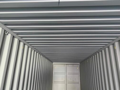 Nuovo container 40 piedi per spedizioni/ deposito Standar a doppia porta - a tenuta di vento e acqua- BEIGE- 40′ x 8′ x 8,5′ di altezza - Image 9