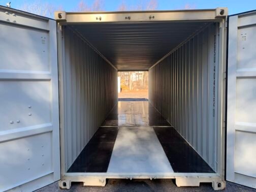 Nuovo container 40 piedi per spedizioni/ deposito Standar a doppia porta - a tenuta di vento e acqua- BEIGE- 40′ x 8′ x 8,5′ di altezza - Image 7