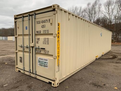 Nuovo container 40 piedi per spedizioni/deposito Standar a doppia porta - a tenuta di vento e acqua- BEIGE 40′ x 8′ x 8,5′ di altezza - Image 29