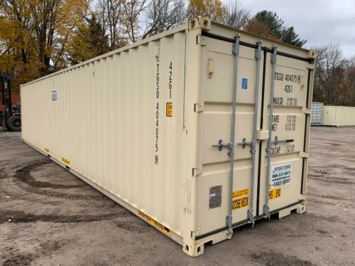 Nuovo container 40 piedi per spedizioni/deposito Standar a doppia porta - a tenuta di vento e acqua- BEIGE 40′ x 8′ x 8,5′ di altezza - Image 27