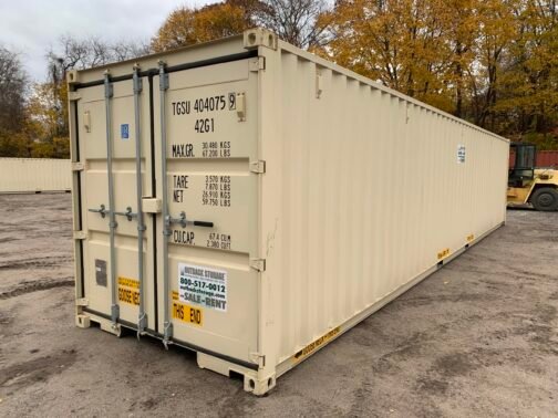 Nuovo container 40 piedi per spedizioni/deposito Standar a doppia porta - a tenuta di vento e acqua- BEIGE 40′ x 8′ x 8,5′ di altezza - Image 25