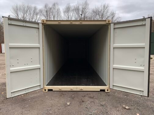 Nuovo container 40 piedi per spedizioni/deposito Standar a doppia porta - a tenuta di vento e acqua- BEIGE 40′ x 8′ x 8,5′ di altezza - Image 22