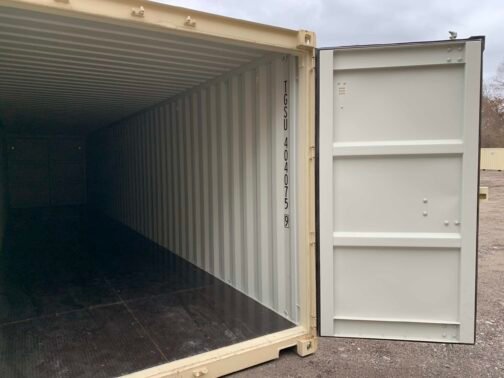 Nuovo container 40 piedi per spedizioni/deposito Standar a doppia porta - a tenuta di vento e acqua- BEIGE 40′ x 8′ x 8,5′ di altezza - Image 19