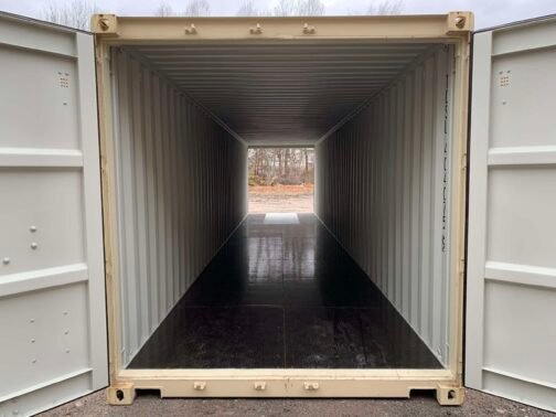 Nuovo container 40 piedi per spedizioni/deposito Standar a doppia porta - a tenuta di vento e acqua- BEIGE 40′ x 8′ x 8,5′ di altezza - Image 6