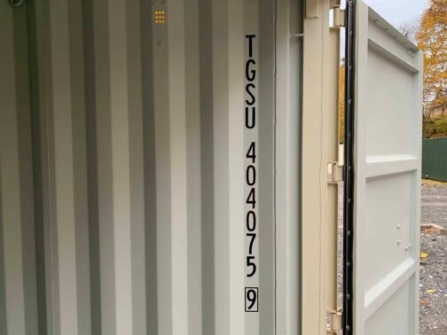 Nuovo container 40 piedi per spedizioni/deposito Standar a doppia porta - a tenuta di vento e acqua- BEIGE 40′ x 8′ x 8,5′ di altezza - Image 3