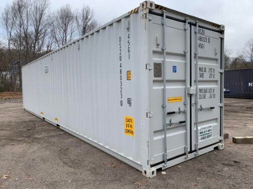 Nuovo container standard da 40 piedi per la spedizione e lo stoccaggio - a tenuta di vento e acqua - grigio 40′ - Image 33