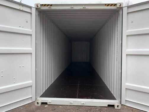 Nuovo container standard da 40 piedi per la spedizione e lo stoccaggio - a tenuta di vento e acqua - grigio 40′ - Image 18