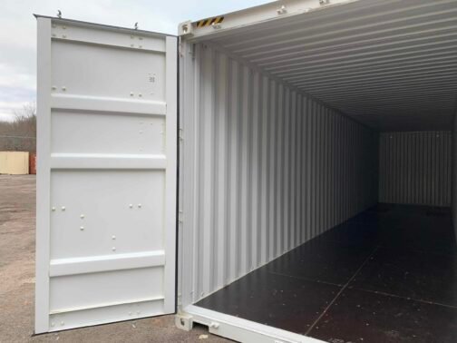 Nuovo container standard da 40 piedi per la spedizione e lo stoccaggio - a tenuta di vento e acqua - grigio 40′ - Image 17