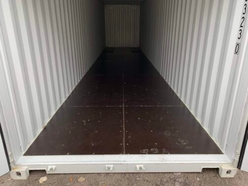 Nuovo container standard da 40 piedi per la spedizione e lo stoccaggio - a tenuta di vento e acqua - grigio 40′ - Image 14