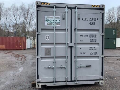 Nuovo container standard da 40 piedi per la spedizione e lo stoccaggio  - grigio - Image 36