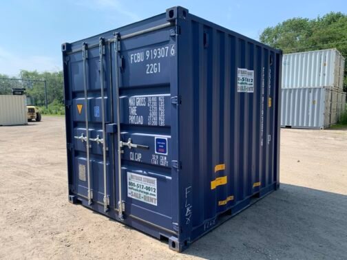 Nuovo container per spedizioni/magazzino alto 10′ x 8′ x 8,5′ - a tenuta di vento e acqua - BLU - Image 15