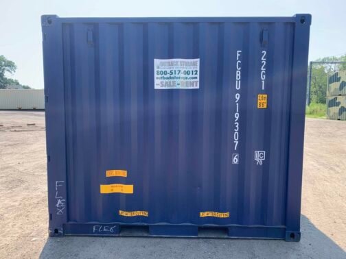 Nuovo container per spedizioni/magazzino alto 10′ x 8′ x 8,5′ - a tenuta di vento e acqua - BLU - Image 14