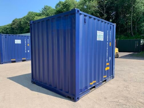 Nuovo container per spedizioni/magazzino alto 10′ x 8′ x 8,5′ - a tenuta di vento e acqua - BLU - Image 11