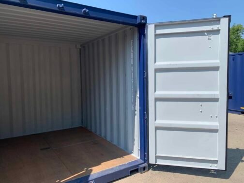 Nuovo container per spedizioni/magazzino alto 10′ x 8′ x 8,5′ - a tenuta di vento e acqua - BLU - Image 6