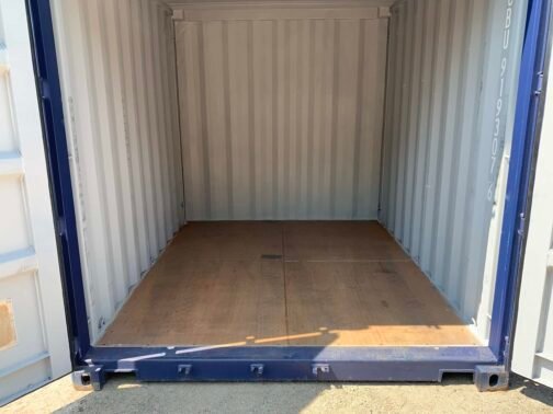 Nuovo container per spedizioni/magazzino alto 10′ x 8′ x 8,5′ - a tenuta di vento e acqua - BLU - Image 4