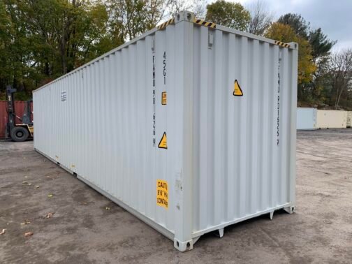 Nuovo container standard da 40 piedi per la spedizione e lo stoccaggio - a tenuta di vento e acqua - grigio 40′ x 8′ x 8,5′ di altezza - - Image 23