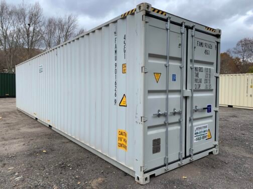 Nuovo container standard da 40 piedi per la spedizione e lo stoccaggio - a tenuta di vento e acqua - grigio 40′ x 8′ x 8,5′ di altezza - - Image 35