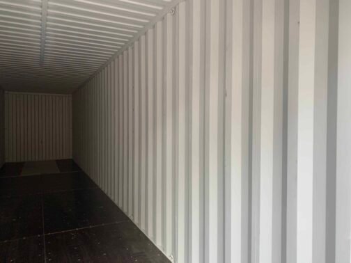 Nuovo container standard da 40 piedi per la spedizione e lo stoccaggio - a tenuta di vento e acqua - grigio 40′ x 8′ x 8,5′ di altezza - - Image 11