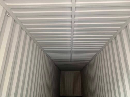 Nuovo container standard da 40 piedi per la spedizione e lo stoccaggio - a tenuta di vento e acqua - grigio 40′ x 8′ x 8,5′ di altezza - - Image 10