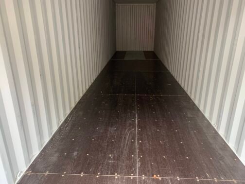 Nuovo container standard da 40 piedi per la spedizione e lo stoccaggio - a tenuta di vento e acqua - grigio 40′ x 8′ x 8,5′ di altezza - - Image 9