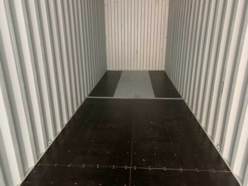 Nuovo container standard da 40 piedi per la spedizione e lo stoccaggio - a tenuta di vento e acqua - grigio 40′ x 8′ x 8,5′ di altezza - - Image 4