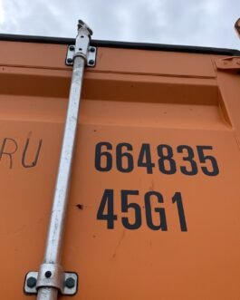 Nuovo container standard da 40 piedi per la spedizione e lo stoccaggio a Orange