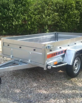 BORO Remolque portaequipajes de 2 ejes 750 kg – Conducción sin permiso E