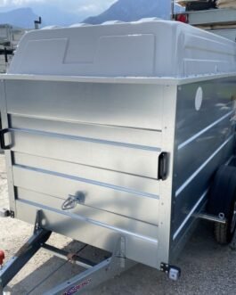 Remolque para furgonetas- Cresci PT6F con frenos – Capacidad 750 kg