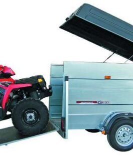 Remolque para furgonetas- Cresci PT6F con frenos – Capacidad 750 kg