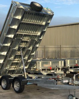 Remolque basculante de 2 ejes de Indespension – GVW 2700 kg